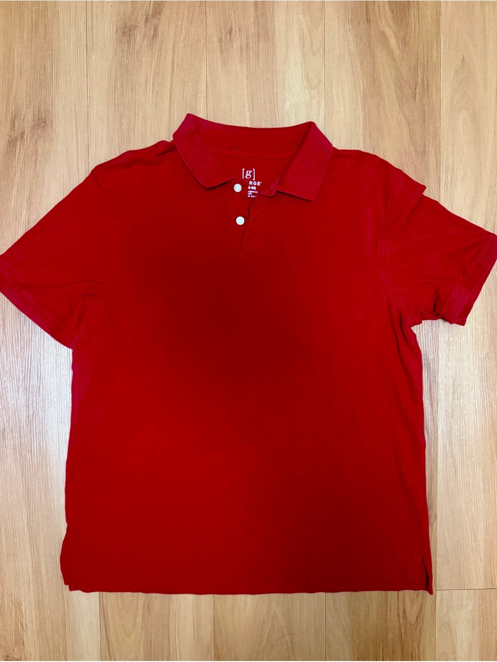 George Men's Bright Red Polo Shirt